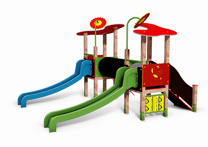 Játszótéri játékok - Kéttornyú vár II. Mini-Gemeni